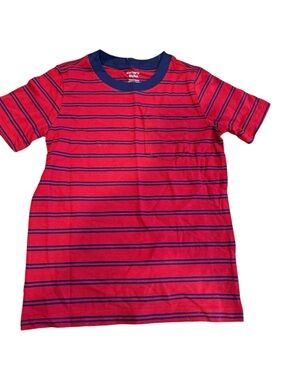 Carter’s Boys Striped Pocket Tee NWT – Red &Navy Short Sleeve Shirt